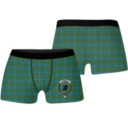 ScotsTee Shop Scottish Turnbull Hunting Ancient Clan Crest Tartan Boxer Shorts