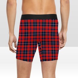 ScotsTee Shop Scottish Wishart Dress Modern Crest Tartan Boxer Shorts