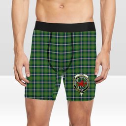ScotsTee Shop Scottish Young Life International Scotland Crest Tartan Boxer Shorts