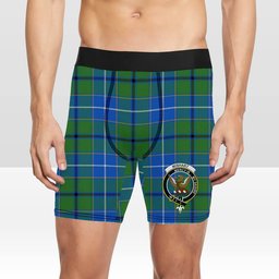 ScotsTee Shop Scottish Wishart Hunting Ancient Clan Crest Tartan Boxer Shorts