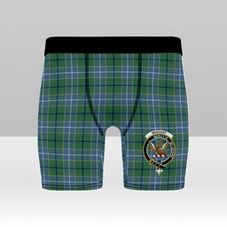 ScotsTee Shop Scottish Wishart Hunting Ancient Crest Tartan Boxer Shorts