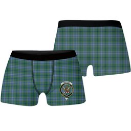 ScotsTee Shop Scottish Wishart Hunting Ancient Crest Tartan Boxer Shorts