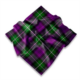 ScotsTee Shop Scottish Baillie (Highland Society of London) Ancient Tartan Pocket Square, Scarf, Handkerchief