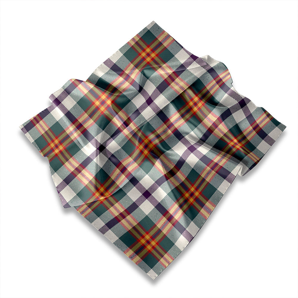ScotsTee Shop Scottish Ainslie Lake Weathered Tartan Pocket Square, Scarf, Handkerchief