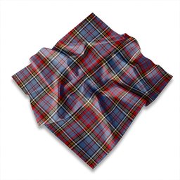 ScotsTee Shop Scottish Anderson Red Weathered Tartan Pocket Square, Scarf, Handkerchief