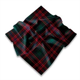 ScotsTee Shop Scottish Alexander Hunting Modern Tartan Pocket Square, Scarf, Handkerchief