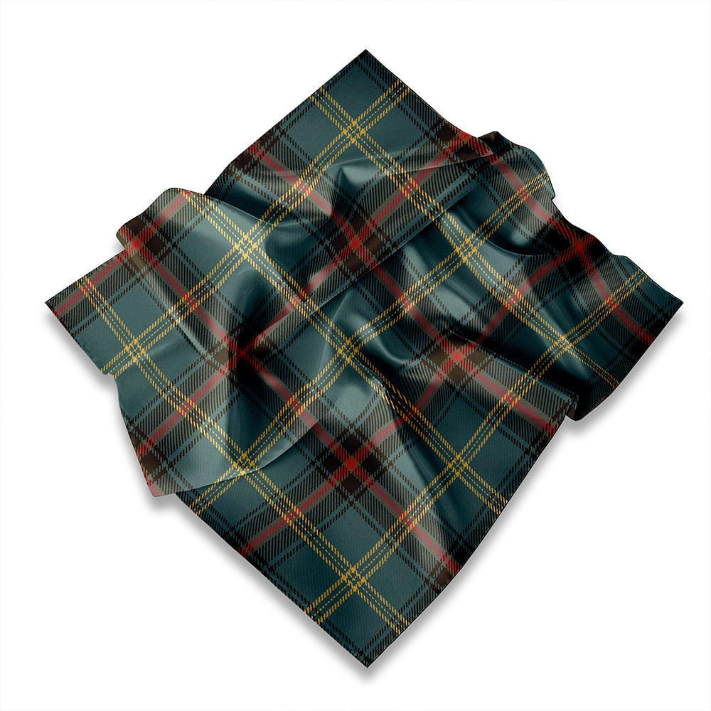ScotsTee Shop Scottish Bell of the Borders Weathered Tartan Pocket Square, Scarf, Handkerchief