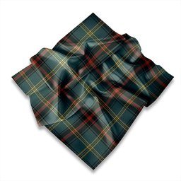 ScotsTee Shop Scottish Bell of the Borders Weathered Tartan Pocket Square, Scarf, Handkerchief