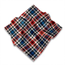ScotsTee Shop Scottish Bell Border (Bell Southern Bell) Ancient Tartan Pocket Square, Scarf, Handkerchief