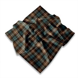 ScotsTee Shop Scottish Baillie of Polkemmet Weathered Tartan Pocket Square, Scarf, Handkerchief