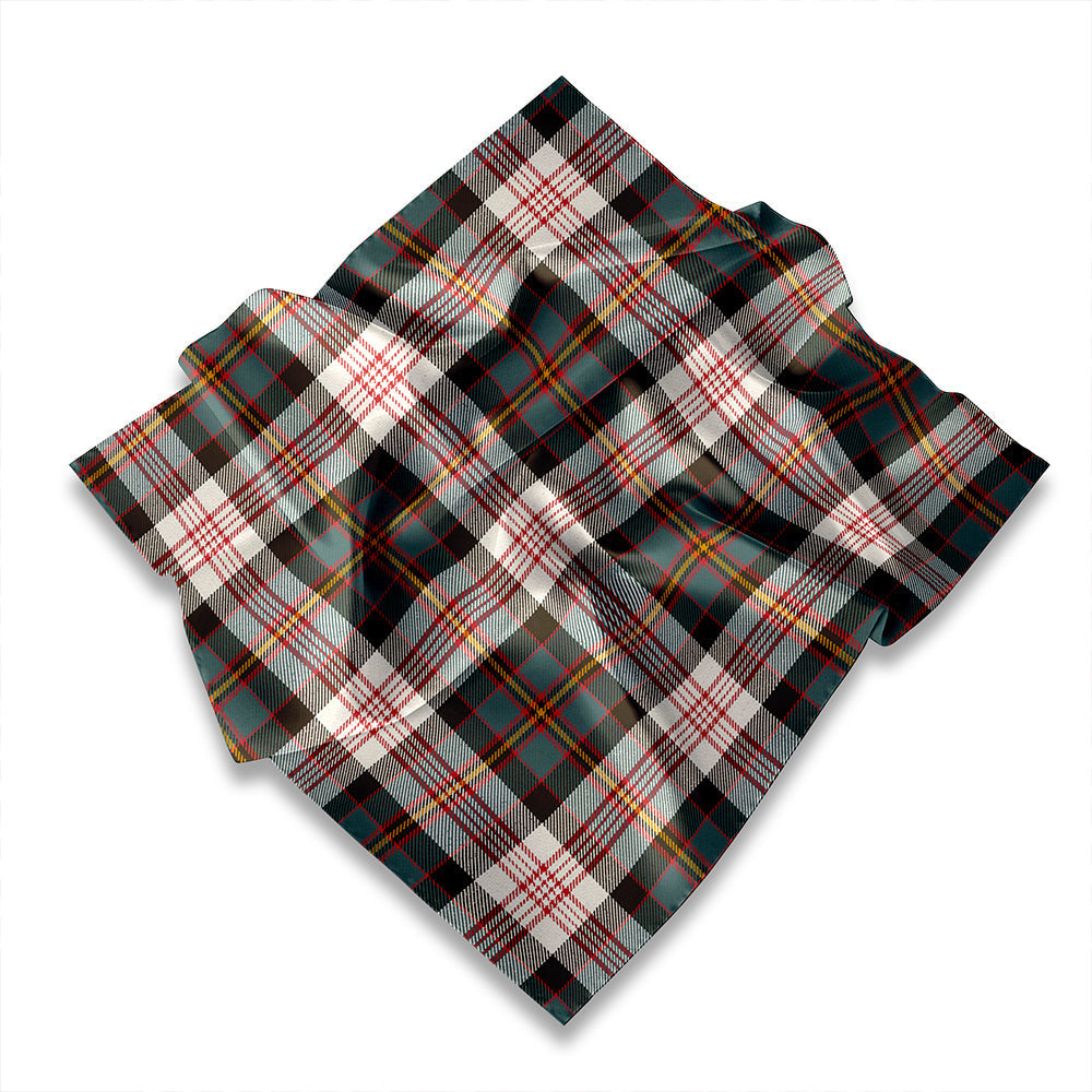 ScotsTee Shop Scottish Cameron of Erracht Dress Weathered Tartan Pocket Square, Scarf, Handkerchief