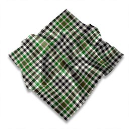 ScotsTee Shop Scottish Burns Heritage Check Ancient Tartan Pocket Square, Scarf, Handkerchief