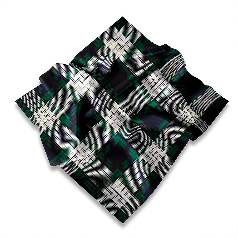 ScotsTee Shop Scottish Campbell 42nd Dress Balhousie Weathered Tartan Pocket Square, Scarf, Handkerchief
