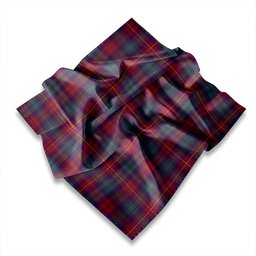 ScotsTee Shop Scottish Cairns of Finavon Weathered Tartan Pocket Square, Scarf, Handkerchief