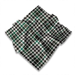 ScotsTee Shop Scottish Burns Heritage Check Modern Tartan Pocket Square, Scarf, Handkerchief