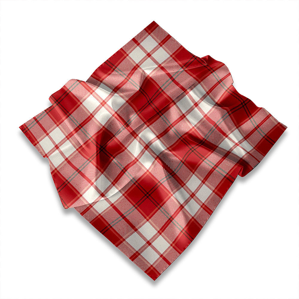 ScotsTee Shop Scottish Cameron Hose #2 Weathered Tartan Pocket Square, Scarf, Handkerchief