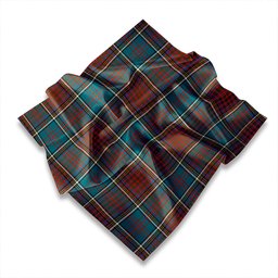 ScotsTee Shop Scottish Anderson Highland Society of London Ancient Tartan Pocket Square, Scarf, Handkerchief