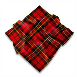 ScotsTee Shop Scottish Brodie Red Modern Tartan Pocket Square, Scarf, Handkerchief