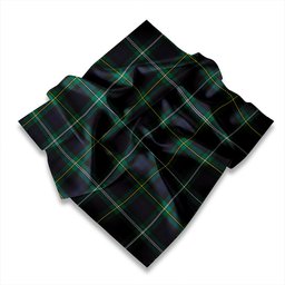 ScotsTee Shop Scottish Campbell of Loudon (Campbell Louden) Ancient Tartan Pocket Square, Scarf, Handkerchief