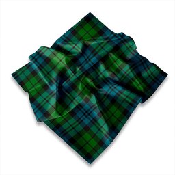 ScotsTee Shop Scottish Campbell Red (Campbell of Armaddie) Weathered Tartan Pocket Square, Scarf, Handkerchief