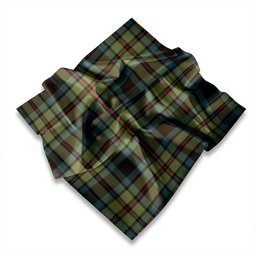 ScotsTee Shop Scottish Childers Gurkha Rifles (Childers First Gurka Rifles) Modern Tartan Pocket Square, Scarf, Handkerchief