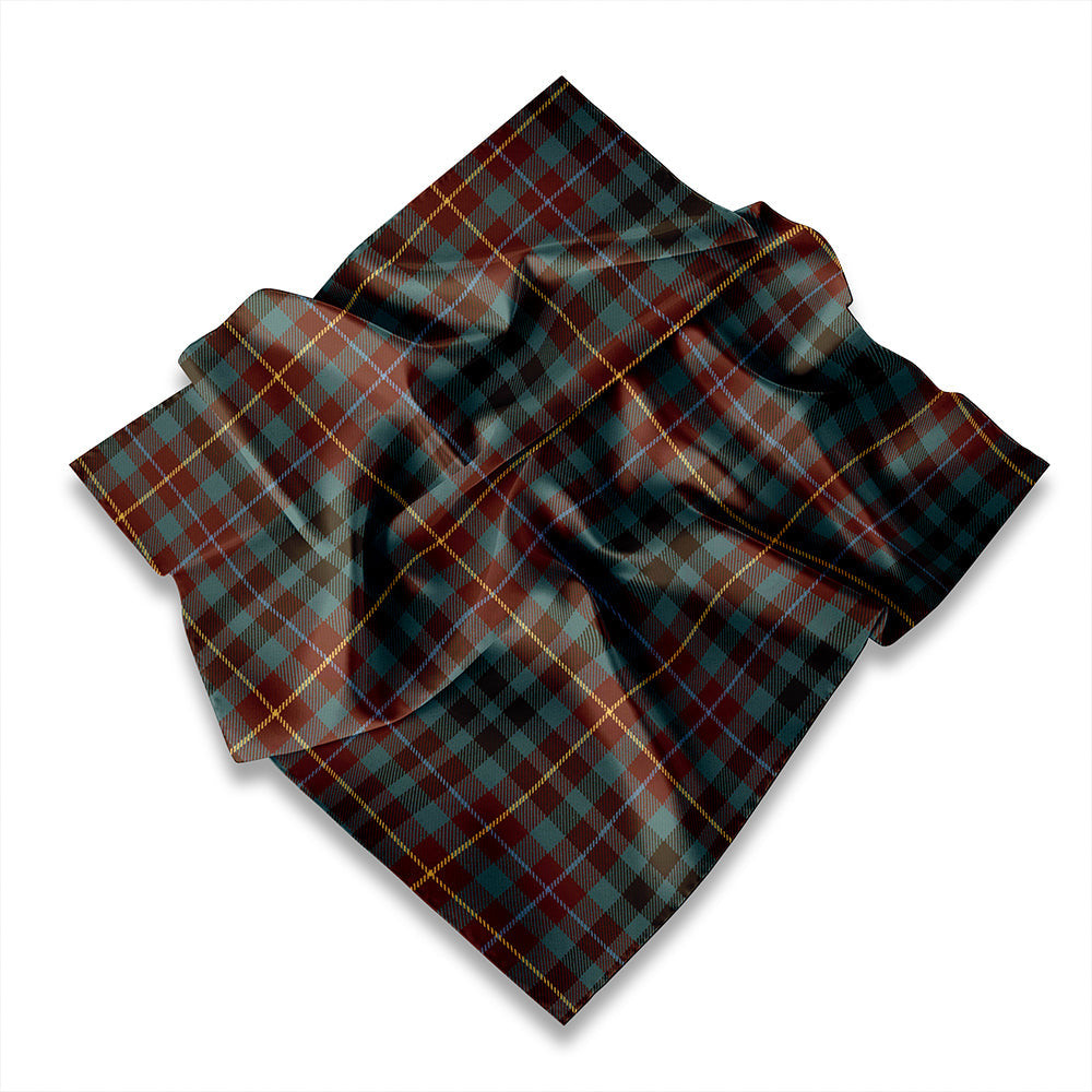 ScotsTee Shop Scottish Buchanan Hunting #3 Weathered Tartan Pocket Square, Scarf, Handkerchief