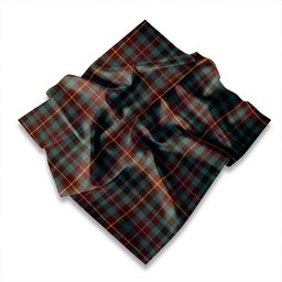 ScotsTee Shop Scottish Buchanan Hunting #3 Weathered Tartan Pocket Square, Scarf, Handkerchief