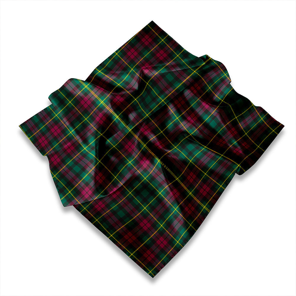 ScotsTee Shop Scottish Burns Heritage Modern Tartan Pocket Square, Scarf, Handkerchief