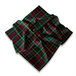 ScotsTee Shop Scottish Burns Heritage Modern Tartan Pocket Square, Scarf, Handkerchief