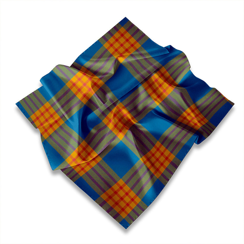 ScotsTee Shop Scottish Carlisle (Carlill) Weathered Tartan Pocket Square, Scarf, Handkerchief