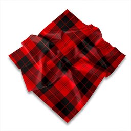 ScotsTee Shop Scottish Campbell of Loudon Plaid Weathered Tartan Pocket Square, Scarf, Handkerchief