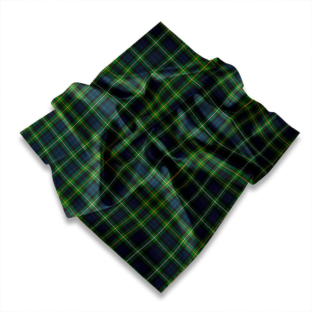 ScotsTee Shop Scottish Campbell of Argyll 1815 Ancient Tartan Pocket Square, Scarf, Handkerchief