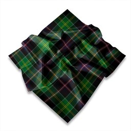 ScotsTee Shop Scottish Bullman Modern Tartan Pocket Square, Scarf, Handkerchief