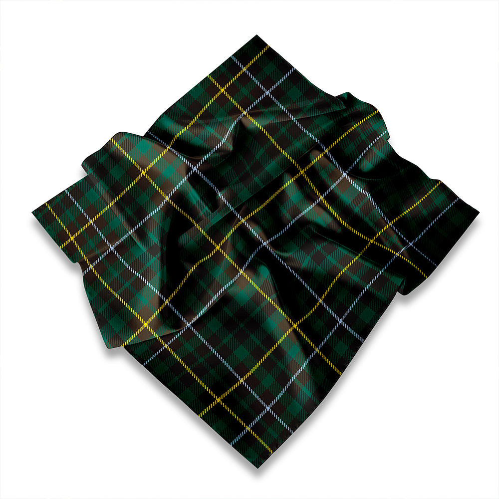 ScotsTee Shop Scottish Buchanan Hunting Modern Tartan Pocket Square, Scarf, Handkerchief