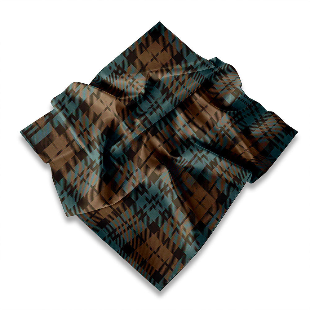 ScotsTee Shop Scottish Campbell The 42nd Modern Tartan Pocket Square, Scarf, Handkerchief