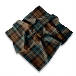 ScotsTee Shop Scottish Campbell The 42nd Modern Tartan Pocket Square, Scarf, Handkerchief