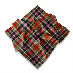 ScotsTee Shop Scottish Bruce of Kinnaird Ancient Tartan Pocket Square, Scarf, Handkerchief
