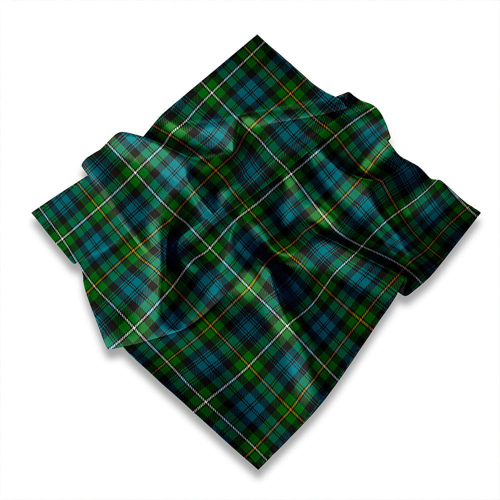 ScotsTee Shop Scottish Campbell of Argyll 1815 Weathered Tartan Pocket Square, Scarf, Handkerchief