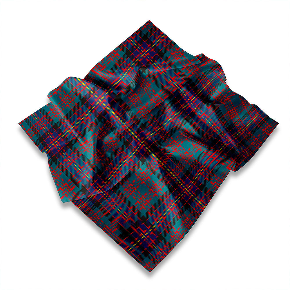 ScotsTee Shop Scottish Cochrane Azure (Cochran Azure) Ancient Tartan Pocket Square, Scarf, Handkerchief