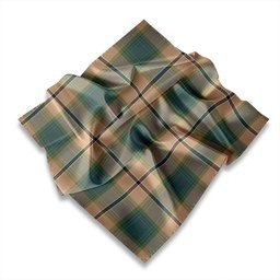 ScotsTee Shop Scottish Chisholm Colonial Modern Tartan Pocket Square, Scarf, Handkerchief