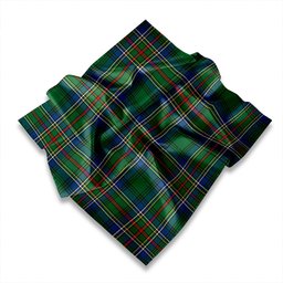 ScotsTee Shop Scottish Cockburn (Coburn) Ancient Tartan Pocket Square, Scarf, Handkerchief