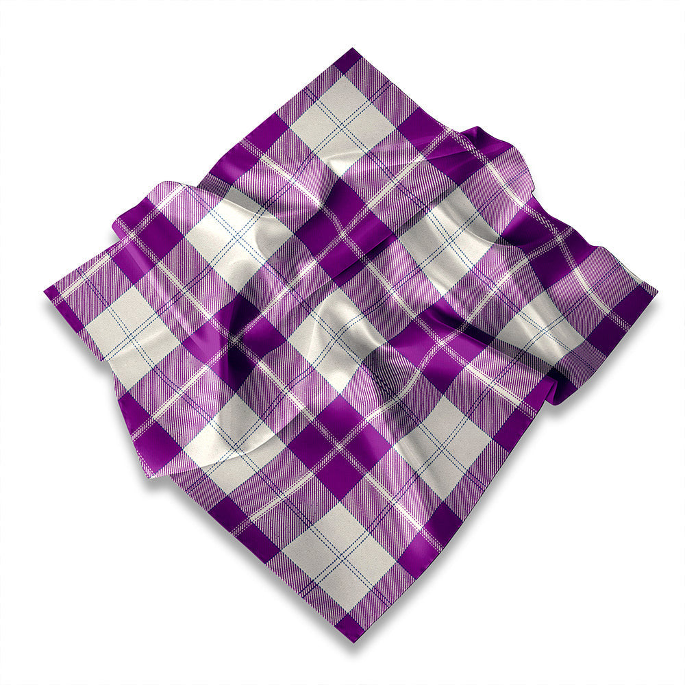 ScotsTee Shop Scottish Dunlop Dress Ancient Tartan Pocket Square, Scarf, Handkerchief