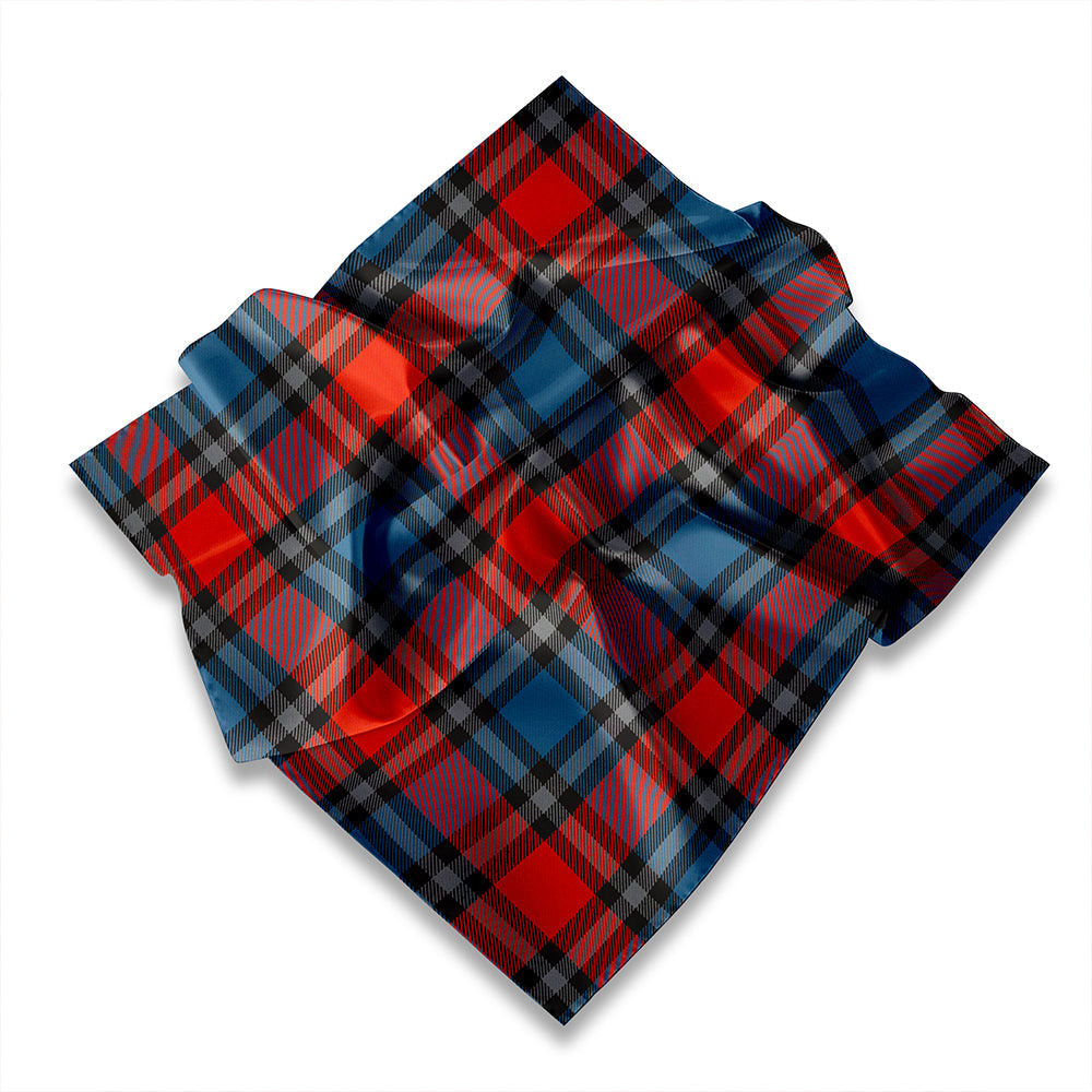 ScotsTee Shop Scottish Clergy of Ulva Weathered Tartan Pocket Square, Scarf, Handkerchief