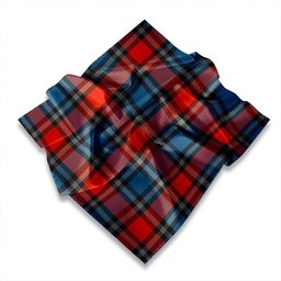 ScotsTee Shop Scottish Clergy of Ulva Weathered Tartan Pocket Square, Scarf, Handkerchief