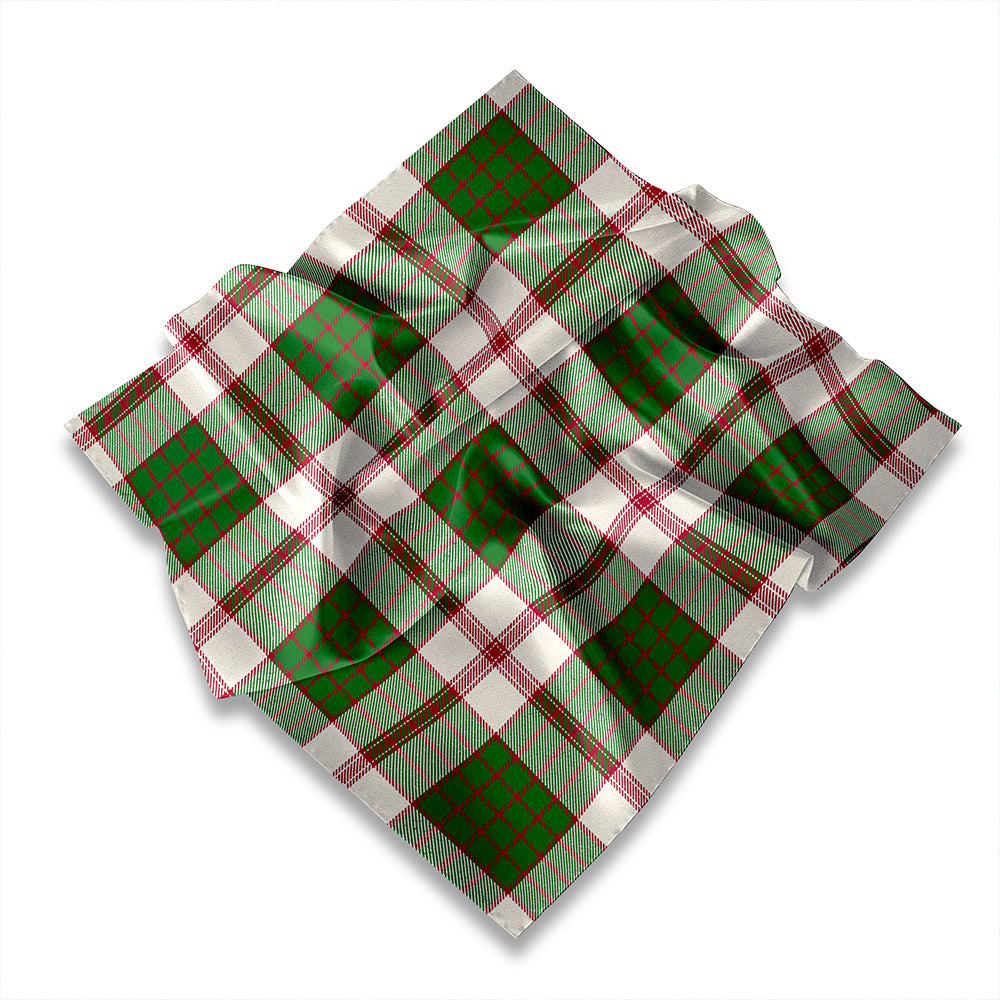 ScotsTee Shop Scottish Craparo Weathered Tartan Pocket Square, Scarf, Handkerchief