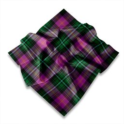 ScotsTee Shop Scottish Clergy Episcopal Weathered Tartan Pocket Square, Scarf, Handkerchief