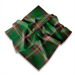 ScotsTee Shop Scottish Chisholm Colonial Weathered Tartan Pocket Square, Scarf, Handkerchief