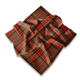 ScotsTee Shop Scottish Dalrymple of Castleton #2 Modern Tartan Pocket Square, Scarf, Handkerchief