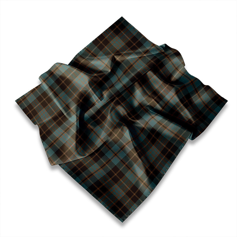 ScotsTee Shop Scottish Clergy (Clark) Modern Tartan Pocket Square, Scarf, Handkerchief