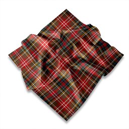 ScotsTee Shop Scottish Christie Modern Tartan Pocket Square, Scarf, Handkerchief
